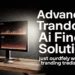 Fintech investment solution displayed on a computer screen.
