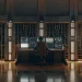 AI stock trading bot monitors multiple stock market screens.