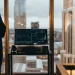 Automated crypto trading bot interface on a computer screen.